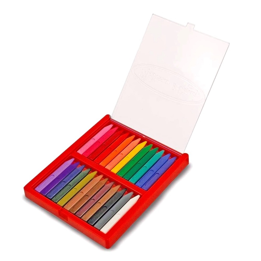 MELISSA & DOUG 24 Triangular Crayons BNIB